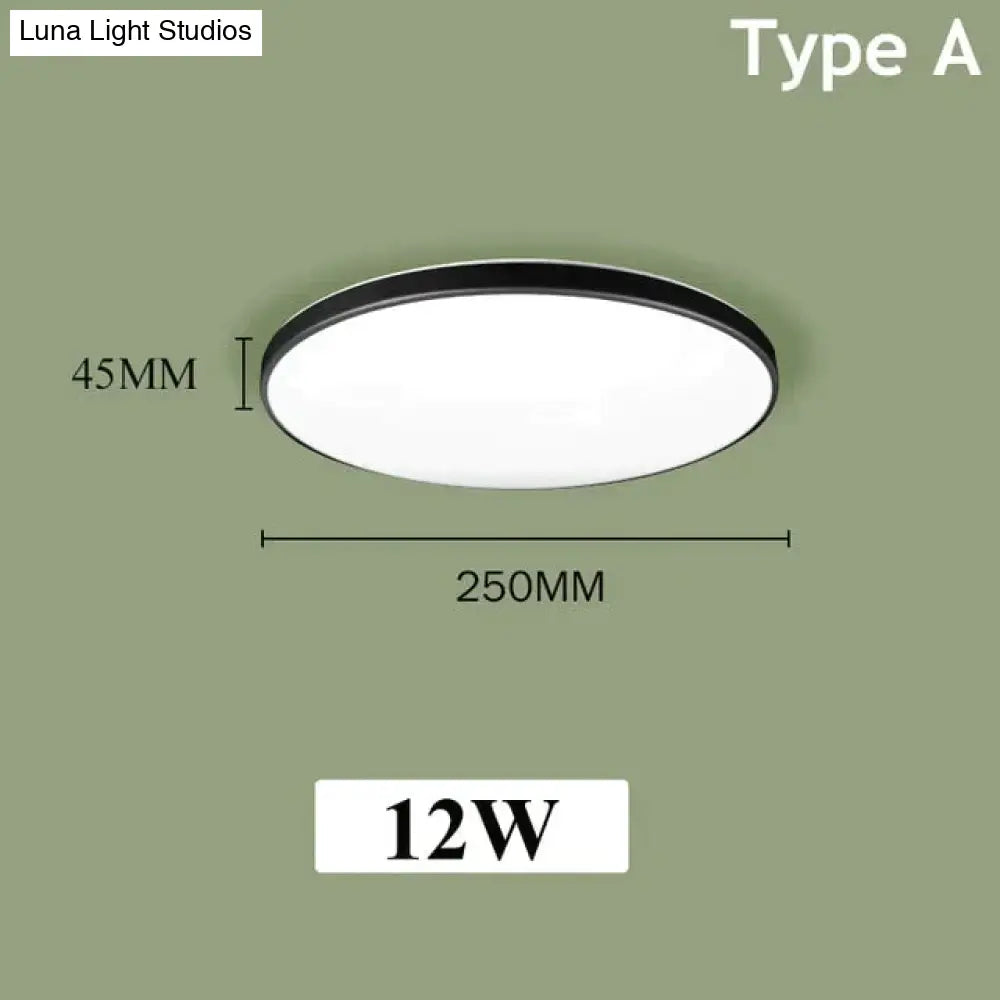 Led Ceiling Lights Modern Leds Lamp Light Fixtures Round Panel Lamps 12W 24W For Living Room Kitchen