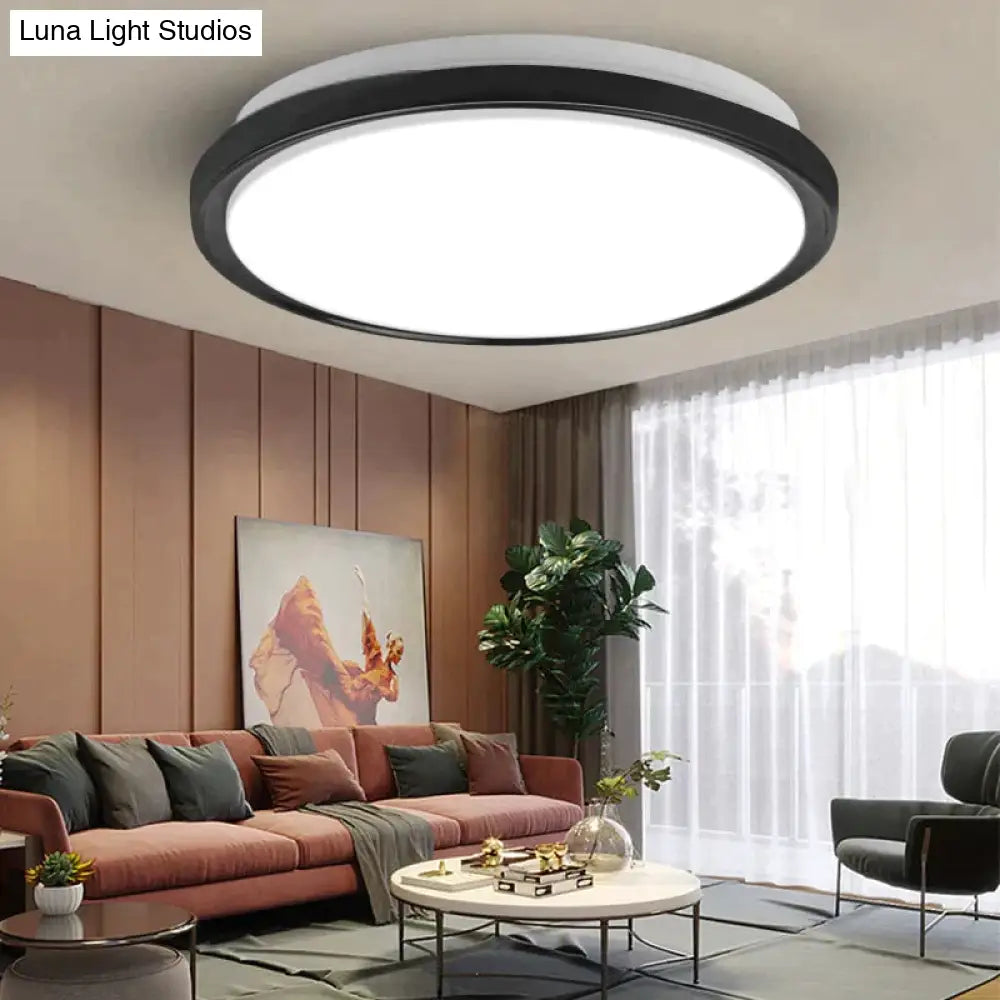 Led Ceiling Lights Modern Leds Lamp Light Fixtures Round Panel Lamps 12W 24W For Living Room Kitchen