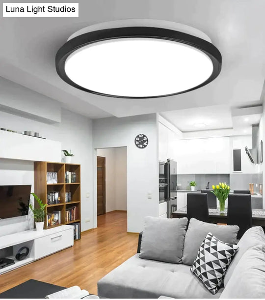 Led Ceiling Lights Modern Leds Lamp Light Fixtures Round Panel Lamps 12W 24W For Living Room Kitchen