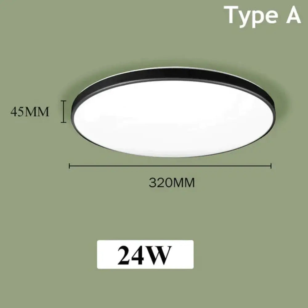 Led Ceiling Lights Modern Leds Lamp Light Fixtures Round Panel Lamps 12W 24W For Living Room