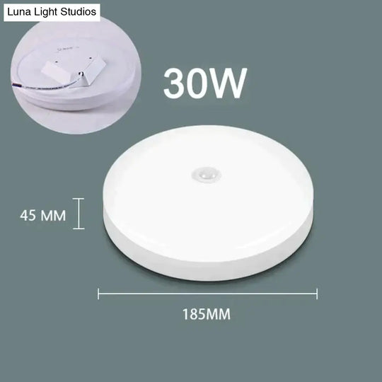 Led Ceiling Lights Motion Sensor Lamp 12W 18W 20W 30W 50W Modern Lamps Surface Mounted For Home