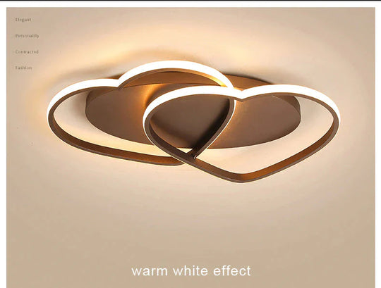 Led Chandelier Ceiling Lamp Modern Lighting Plafondlamp Heart-shaped Light For Living Room Kidsroom Restaurant Bathroom