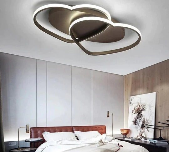 Led Chandelier Ceiling Lamp Modern Lighting Plafondlamp Heart-shaped Light For Living Room Kidsroom Restaurant Bathroom
