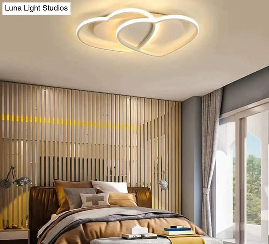 Led Chandelier Ceiling Lamp Modern Lighting Plafondlamp Heart-Shaped Light For Living Room Kidsroom