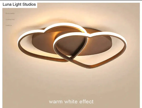 Led Chandelier Ceiling Lamp Modern Lighting Plafondlamp Heart-Shaped Light For Living Room Kidsroom