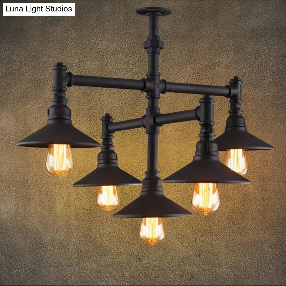 Led E27 Rustic Iron Pipe Led Lamp.led Light.pendant Lights.led Pendant Lamp For Foyer Dinning Room