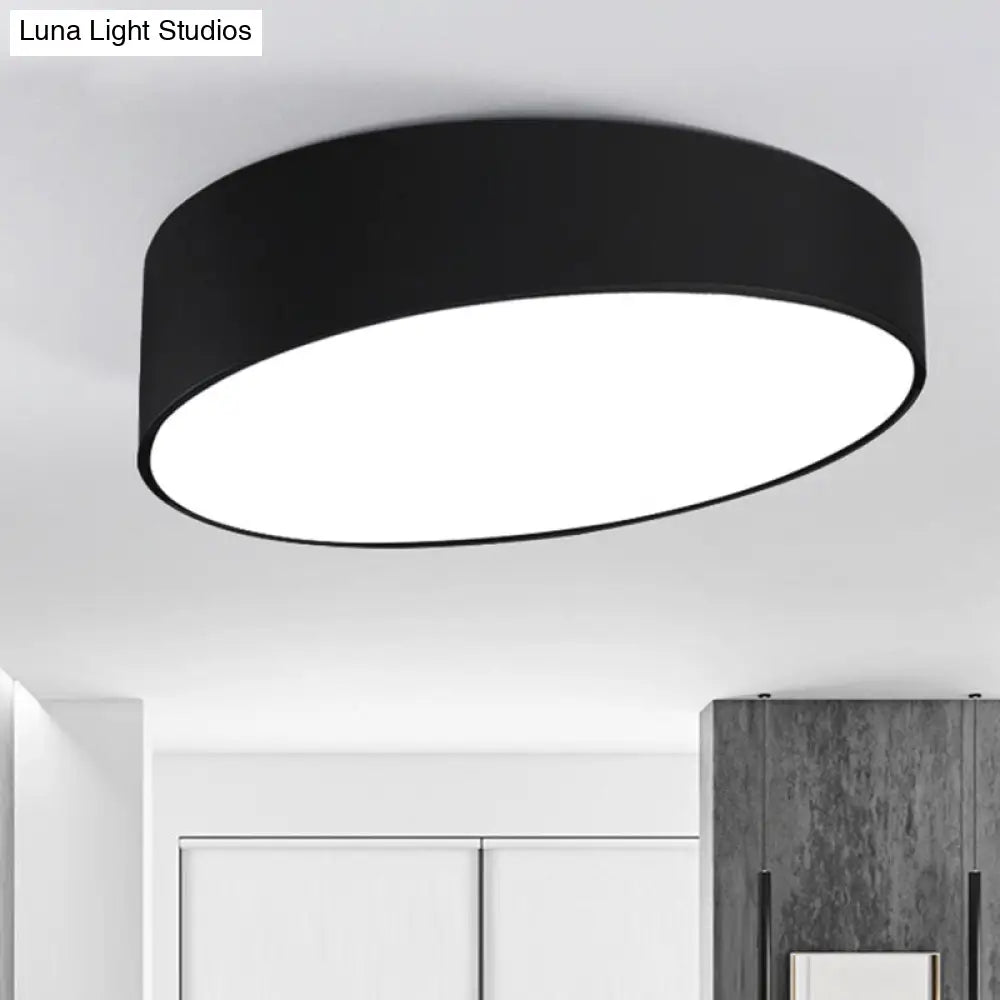 Led Flush Ceiling Light With Stylish Nordic Design And Acrylic Shade - Perfect For Bedrooms