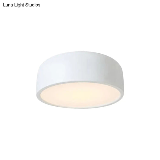 Led Flush Mount Ceiling Light For Modern Bedroom With Acrylic Dome Shade