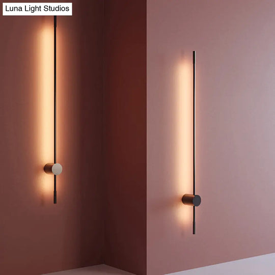 Led Metal Wall Sconce - Modern Minimalist Indoor Lighting