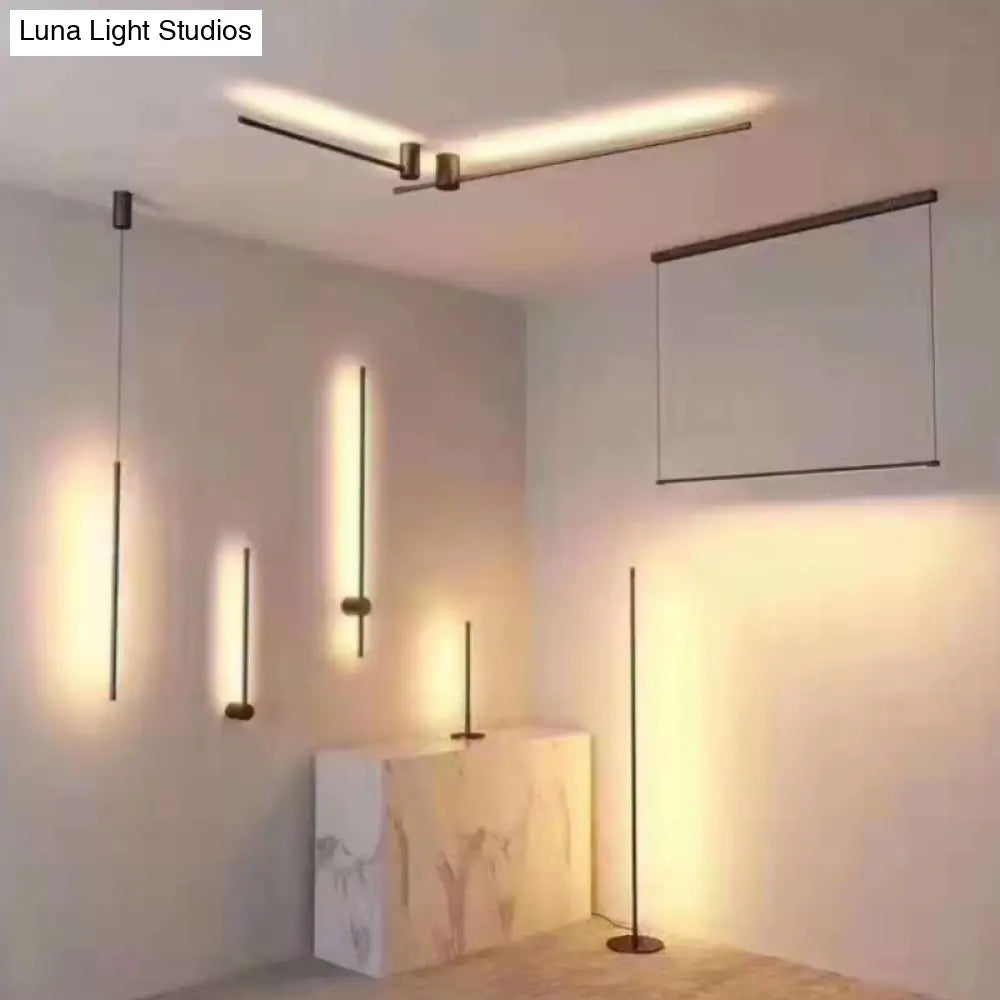 Led Metal Wall Sconce - Modern Minimalist Indoor Lighting