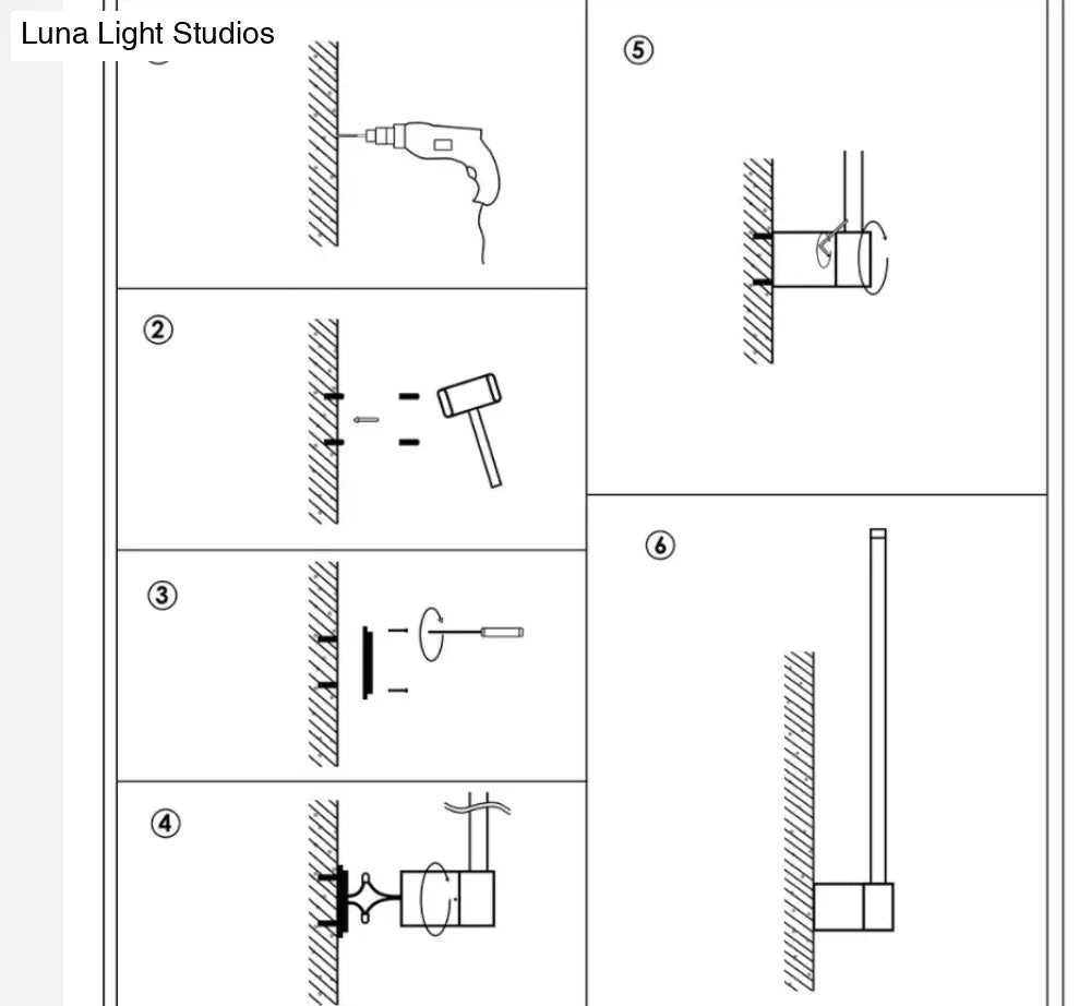 Led Metal Wall Sconce - Modern Minimalist Indoor Lighting