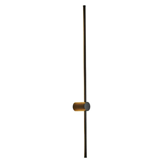 Led Metal Wall Sconce - Modern Minimalist Indoor Lighting Black / 31.5 Natural