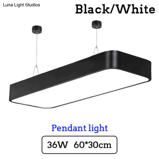 Led Modern Ceiling Light Lam Surface Mount Flush Panel Rectangle Lighting For Home And Commercial