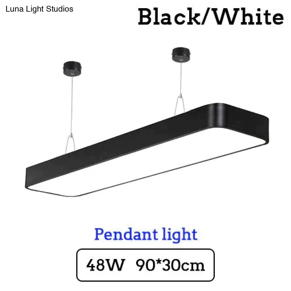 Led Modern Ceiling Light Lam Surface Mount Flush Panel Rectangle Lighting