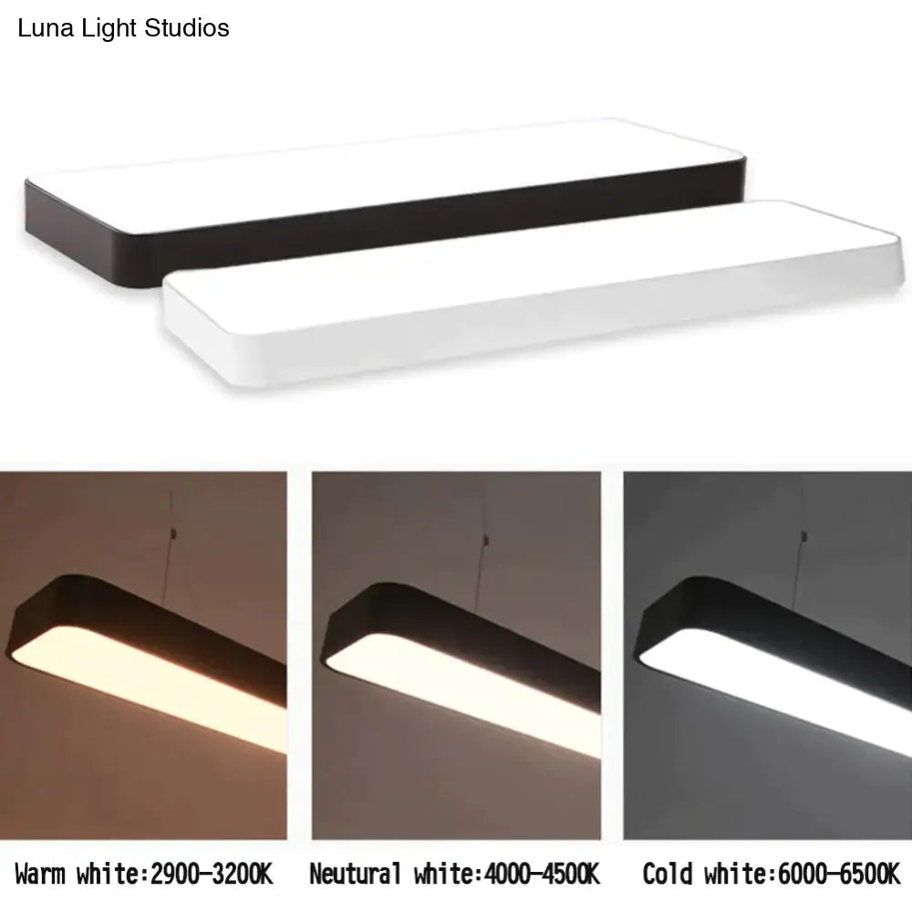 Led Modern Ceiling Light Lam Surface Mount Flush Panel Rectangle Lighting For Home And Commercial