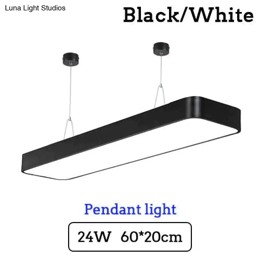 Led Modern Ceiling Light Lam Surface Mount Flush Panel Rectangle Lighting