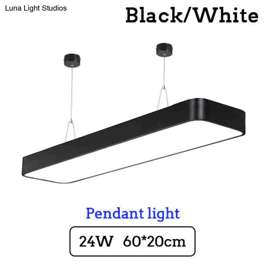 Led Modern Ceiling Light Lam Surface Mount Flush Panel Rectangle Lighting For Home And Commercial