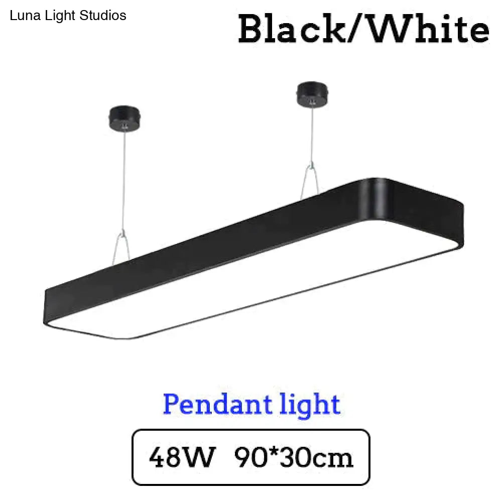 Led Modern Ceiling Light Lam Surface Mount Flush Panel Rectangle Lighting For Home And Commercial