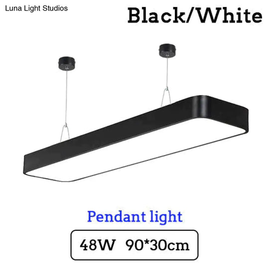 Led Modern Ceiling Light Lam Surface Mount Flush Panel Rectangle Lighting For Home And Commercial