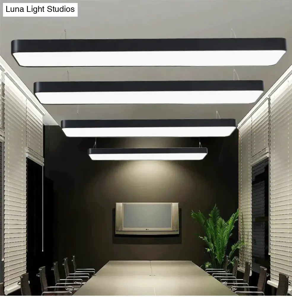 Led Modern Ceiling Light Lam Surface Mount Flush Panel Rectangle Lighting