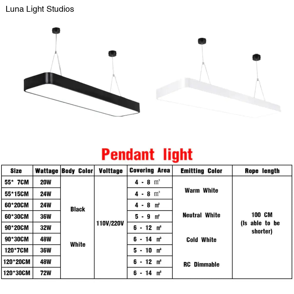 Led Modern Ceiling Light Lam Surface Mount Flush Panel Rectangle Lighting For Home And Commercial