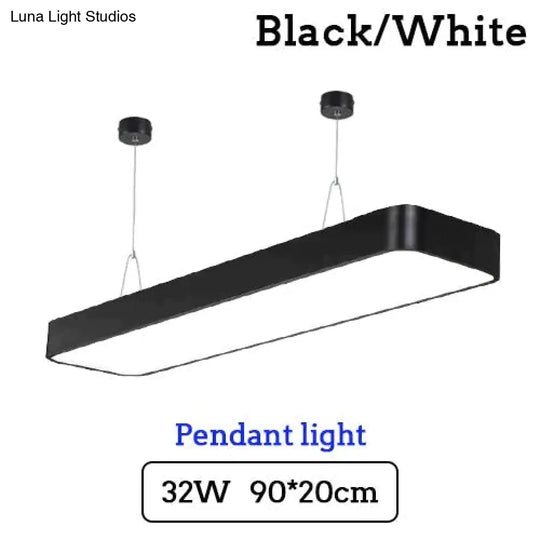 Led Modern Ceiling Light Lam Surface Mount Flush Panel Rectangle Lighting