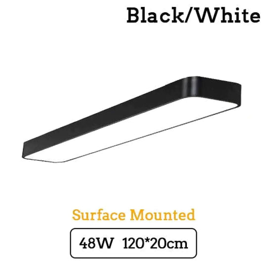 Led Modern Ceiling Light Lam Surface Mount Flush Panel Rectangle Lighting For Home And Commercial