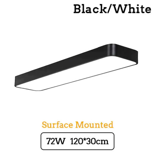 Led Modern Ceiling Light Lam Surface Mount Flush Panel Rectangle Lighting For Home And Commercial