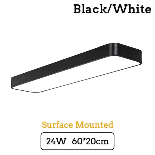 Led Modern Ceiling Light Lam Surface Mount Flush Panel Rectangle Lighting For Home And Commercial