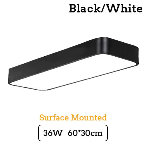 LED Modern Ceiling Light Lam Surface Mount Flush Panel Rectangle Lighting for home and Commercial Use