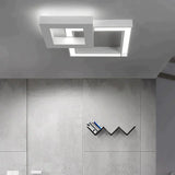 Led Modern Geometric Iron Acryl Black White Lamp.led Light.ceiling Lights.led Ceiling Lamp For Foyer