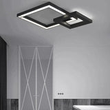 Led Modern Geometric Iron Acryl Black White Lamp.led Light.ceiling Lights.led Ceiling Lamp For Foyer