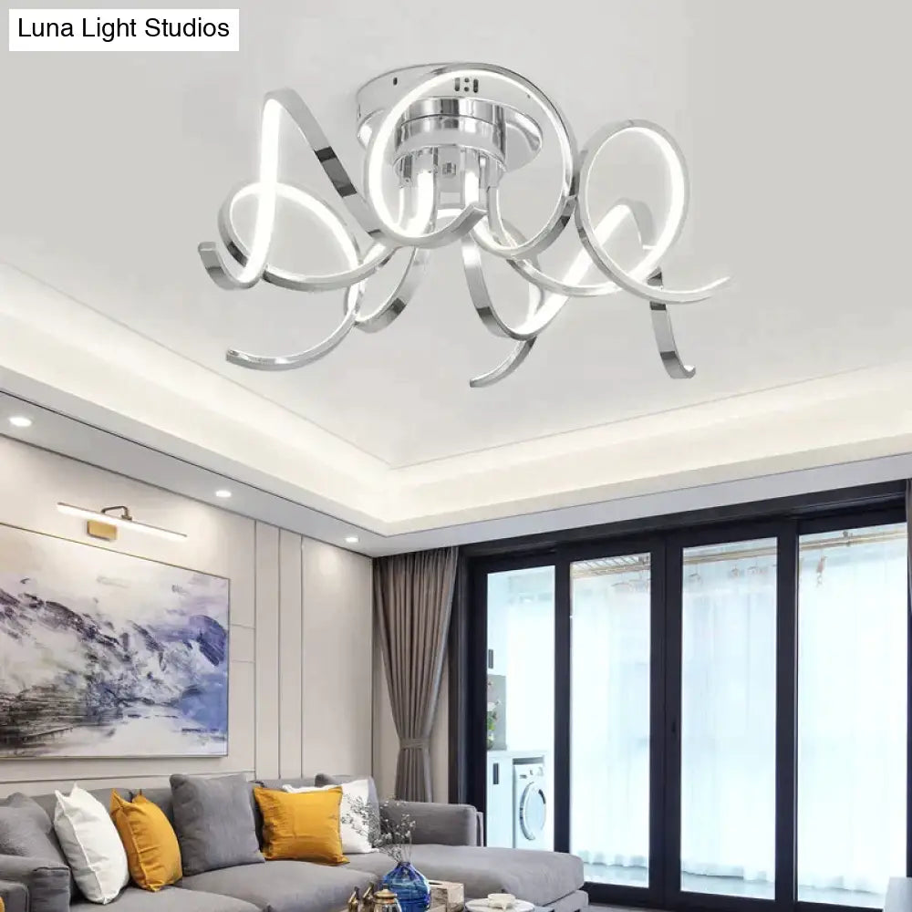 Led Modern Iron Crystal Aluminum Acrylic Lamp.led Light.pendant Lights.led Pendant Lamp For Foyer