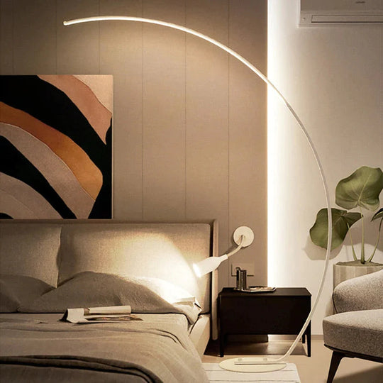 Led modern simple floor lamp standing lamp art decoration nordic style for living room bedroom study room light