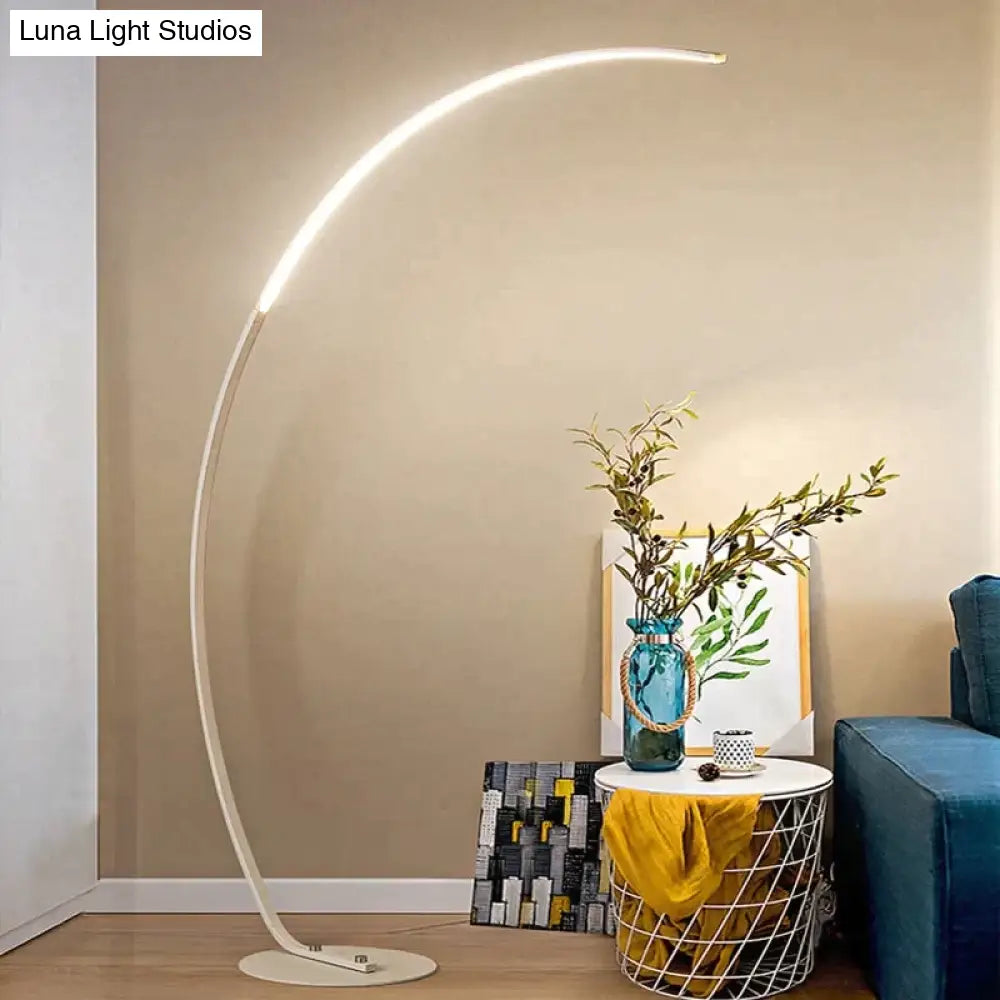 Led Modern Simple Floor Lamp Standing Art Decoration Nordic Style For Living Room Bedroom Study