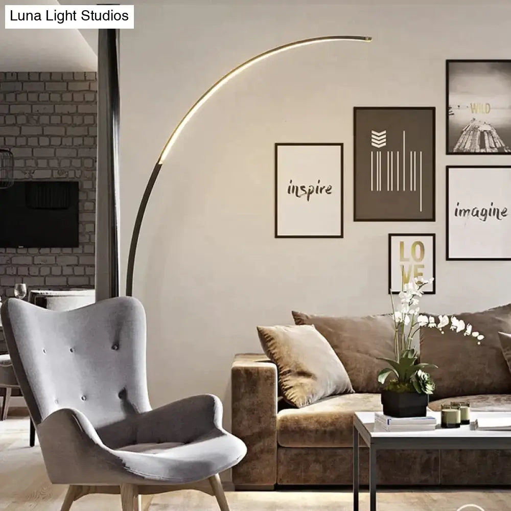 Led Modern Simple Floor Lamp Standing Art Decoration Nordic Style For Living Room Bedroom Study