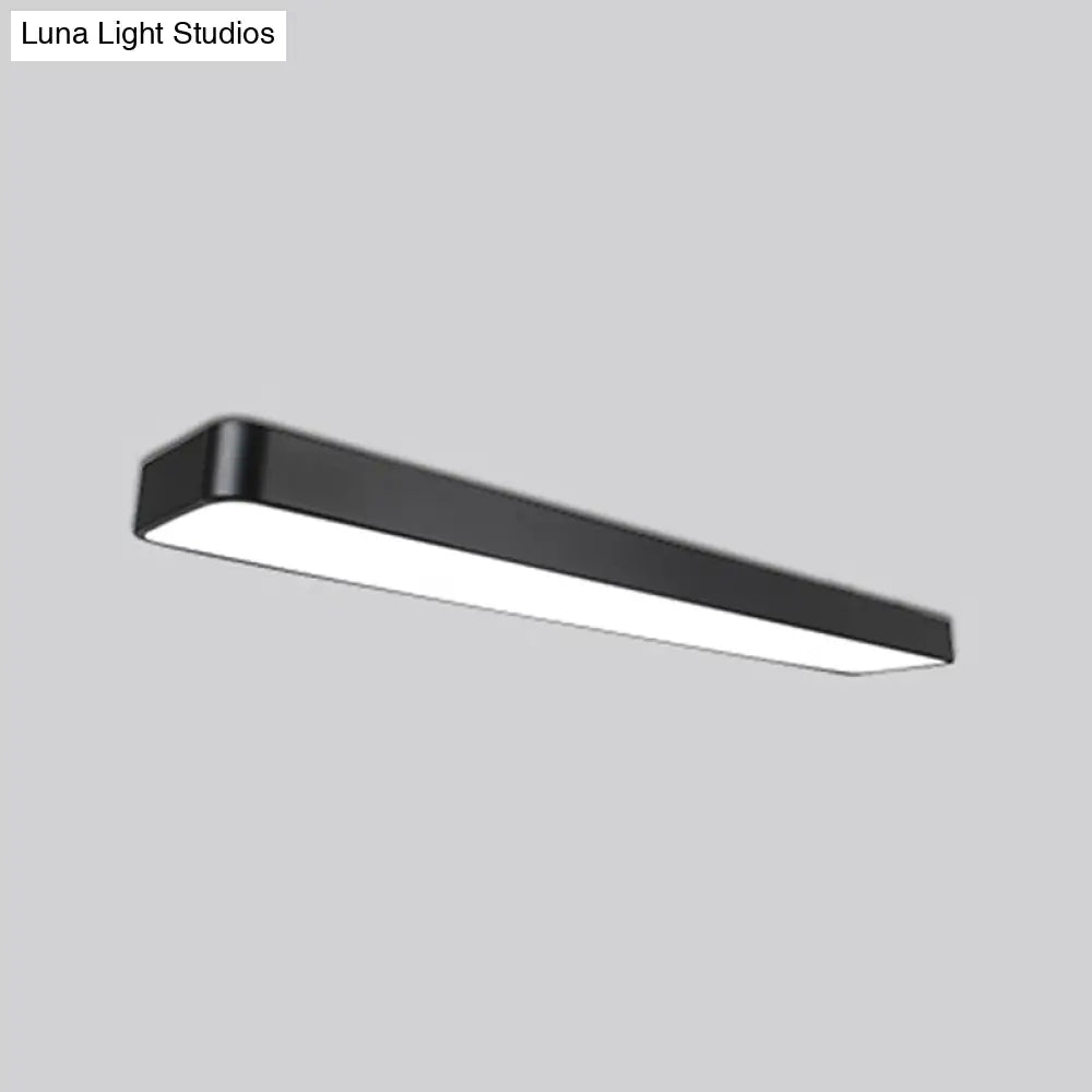 Led Office Ceiling Light - Modern Nordic Acrylic Flush Mount Fixture