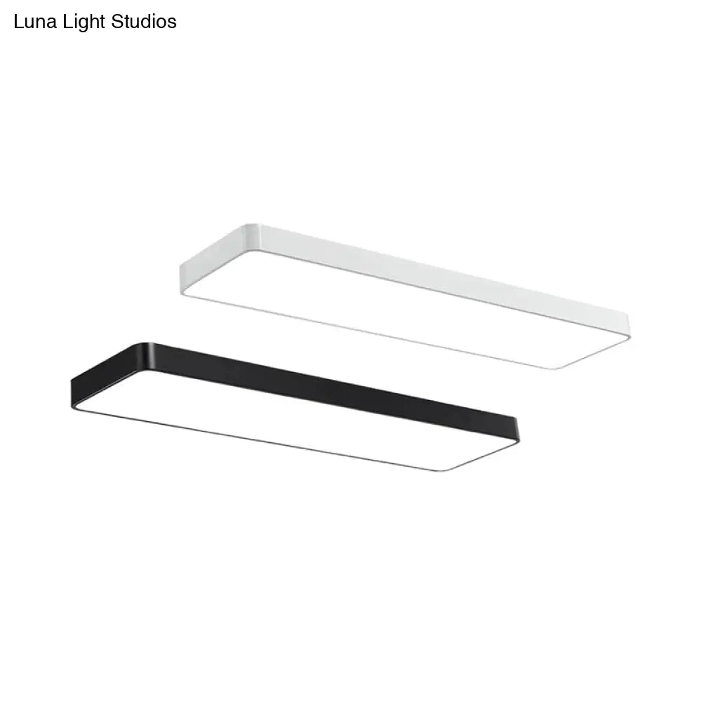 Led Office Ceiling Light - Modern Nordic Acrylic Flush Mount Fixture