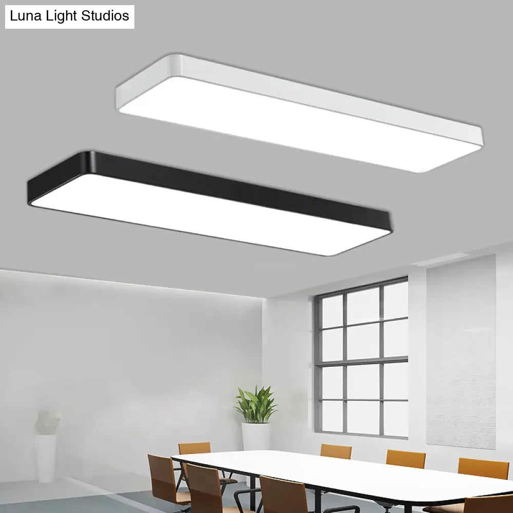 Led Office Ceiling Light - Modern Nordic Acrylic Flush Mount Fixture