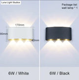 Led Outdoor Waterproof Wall Lamp Led Light Porch Courtyard Garden Lights Balconi Lighting Outdoor