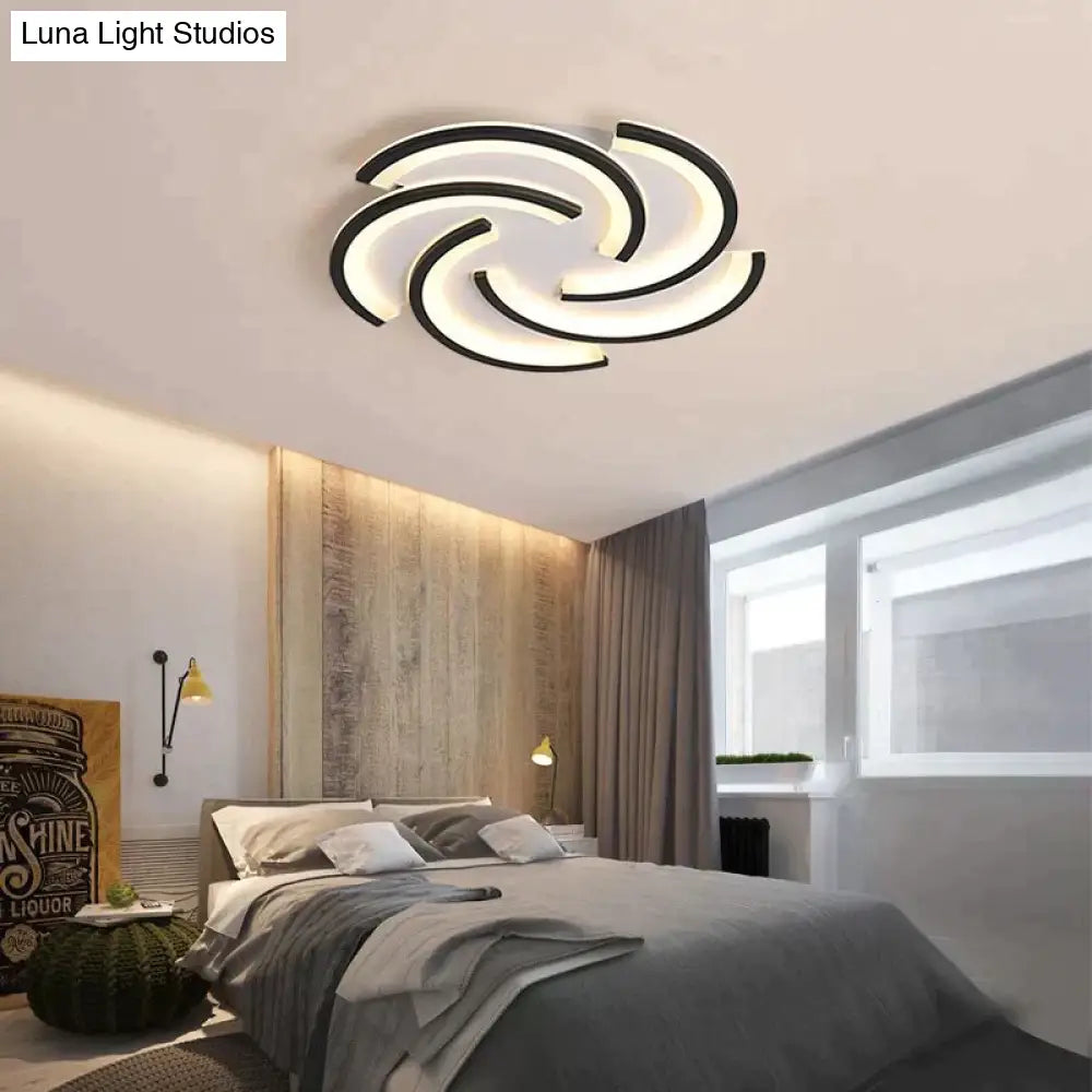 Led Simple Modern Personality Bedroom Ceiling Lamp