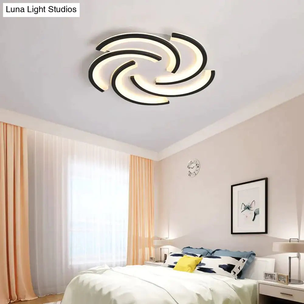 Led Simple Modern Personality Bedroom Ceiling Lamp