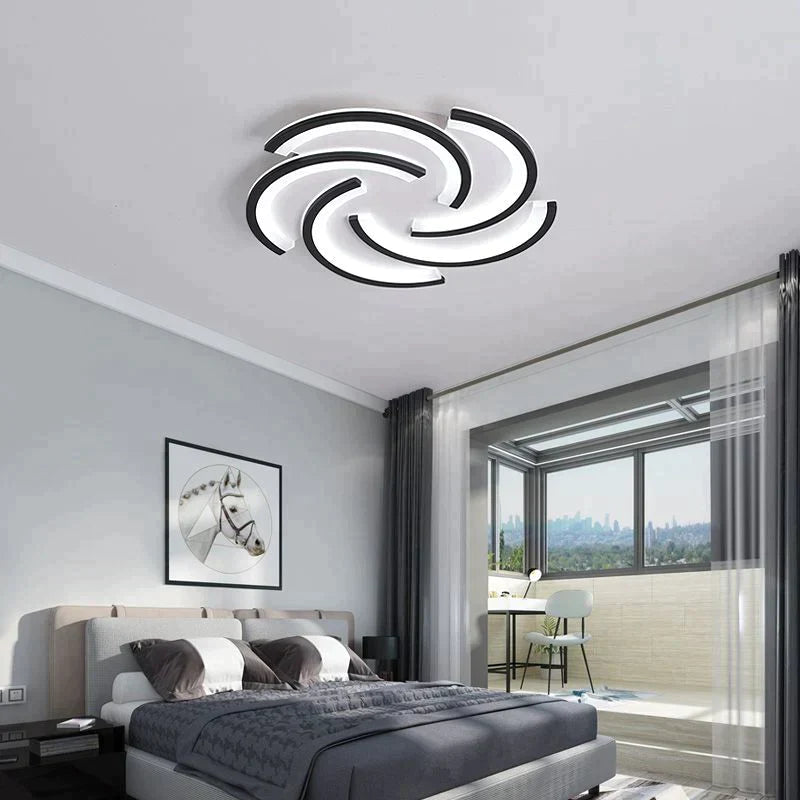 Led Simple Modern Personality Bedroom Ceiling Lamp
