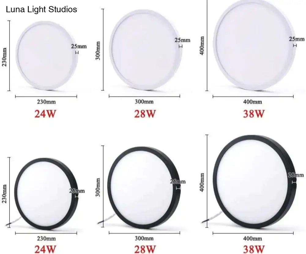 Led Surface Mounted Ceiling Light 24W 28W 38W Lampada Led Lamp Ceiling