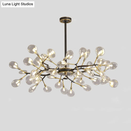 Modern Led Ceiling Chandelier: Tree Branch Design Metallic Finish 45 / Black D