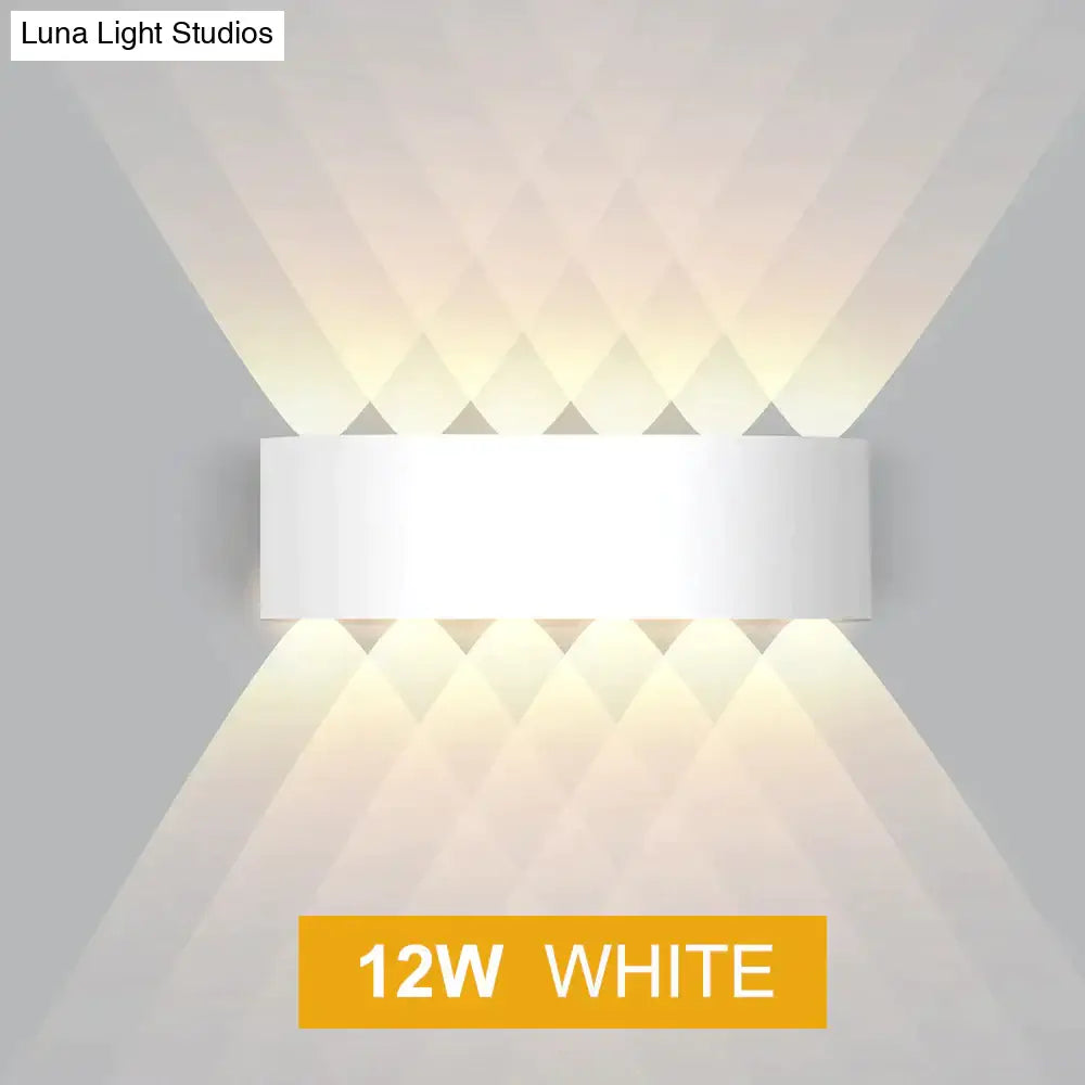 Led Wall Light Outdoor Waterproof Modern Nordic Style Indoor Lamps Living Room Porch Garden Lamp 2W