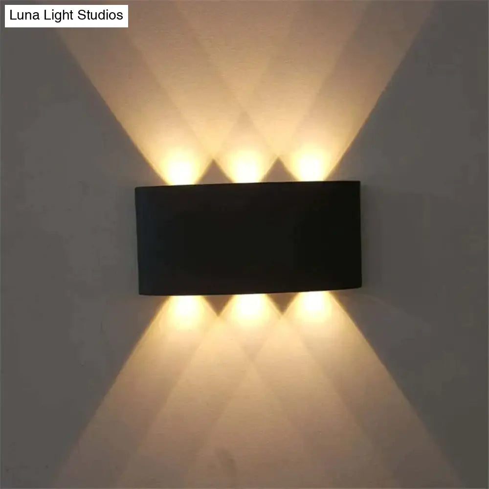 Led Wall Light Outdoor Waterproof Modern Nordic Style Indoor Lamps Living Room Porch Garden Lamp 2W