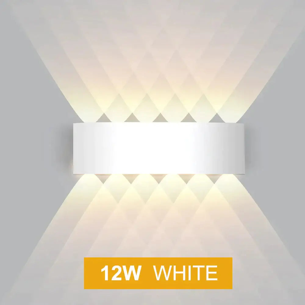 Led Wall Light Outdoor Waterproof Modern Nordic Style Indoor Lamps Living Room Porch Garden Lamp 2W