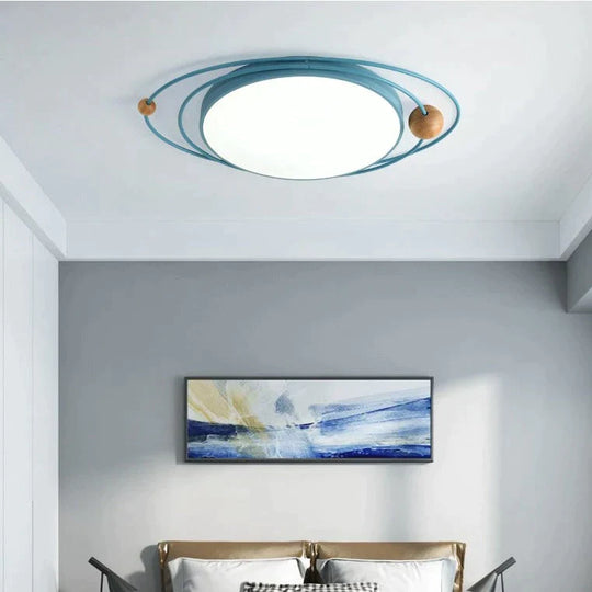 Light In The Bedroom Nordic Minimalist Modern Creative Planet Lights Multicolor Led Ceiling Lamps