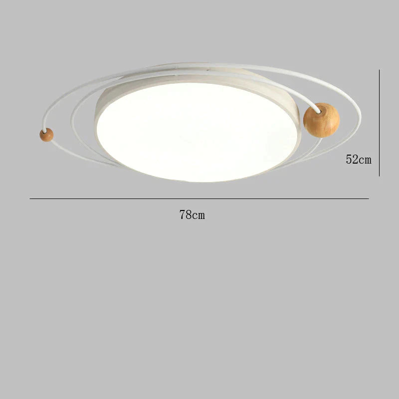Light In The Bedroom Nordic Minimalist Modern Creative Planet Lights Multicolor LED Ceiling Lamps